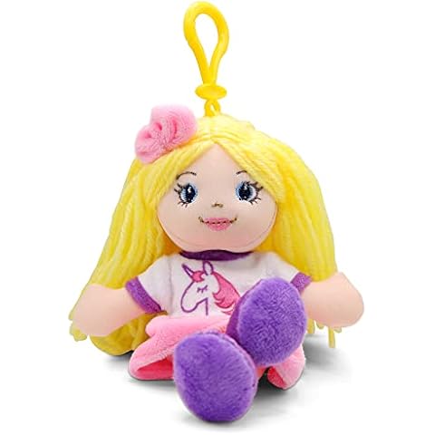 Plushible Plush Keychain - Cute Mini Stuffed Plushie Backpack Keychains - Plastic Chain Clip Accessories for Backpacks for Girls & Boys - Eimmie Cover