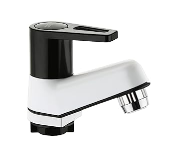 MTR Plastic Water Tap/Pillar Cocke tap for wash Basin/Plastic Piller Bib Cock/S tsink Tap/Bathroom Bibcock for Hot & Cold Water with Teflon tap