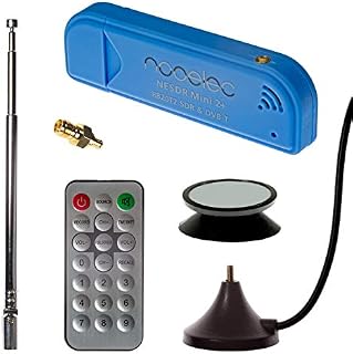 Nooelec NESDR Mini 2+ 0.5PPM TCXO RTL-SDR & ADS-B USB Receiver Set w/Antenna