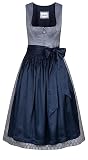 Nübler Dirndl midi Tamina in Blau, Größe:38