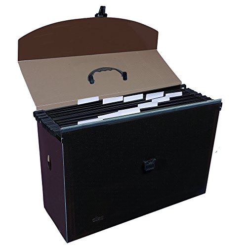 Maleta Arquivo DelloPlast c/ 10 Pastas Suspensas Kraft, Dello, 0317.I.0005, Fumê