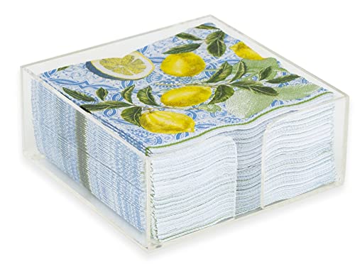 Porte-serviettes cocktail en acrylique transparent par Boston International - 3
