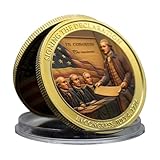 Ymxygz Pièce Commémorative du 250e Anniversaire De L'indépendance des États-Unis (1776-2026), Aigle Américain, Symboles Patriotiques, Pièce De Collection, Souvenir De L'indépendance.