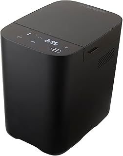 TWINBIRD(ツインバード) ホームベーカリー ブランパン対応 1斤/1.5斤対応 23メニュー搭載 予約機能 レシピブック付 低糖質食パン 米粉 全粒粉 ピザ もち やきいも ブラック BM-EF38B