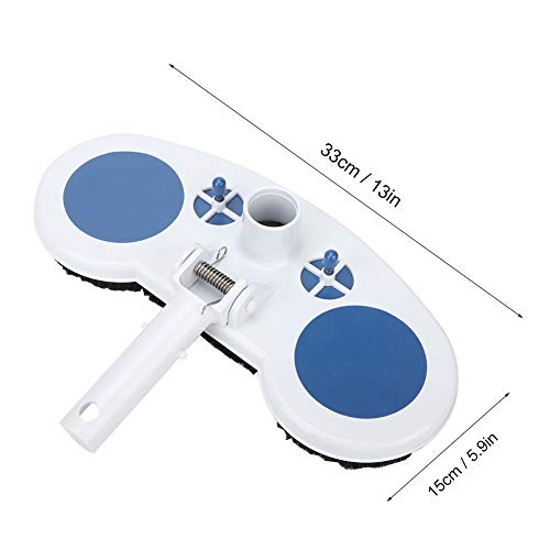 13in Professionelle Poolreinigungsset Pool Classic Game Maschine Schmutzsaugkopf Poolreinigungswerkzeug Zubehör Saugkopf Saugkopf Teichreinigungszubehör MEHRWEG VERPAKUNG
