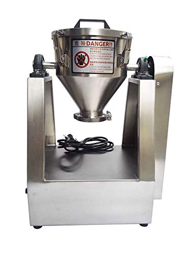 MXBAOHENG 2KG Lab Powder Mixer Particle Blender Stainless Steel Type (220V, 7L, 2kg) - Thumbnail 7