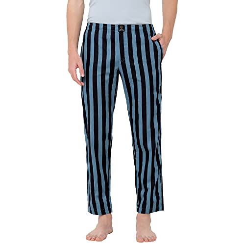 Image of Urban Scottish Men's Lounge Pants 100% Cotton Men's Lounge Night Pant Comfortable Leisure-Wear Lower with an Elastic Waist-Band and Regular Fit Track Pants, Machine Washable Stay at Home