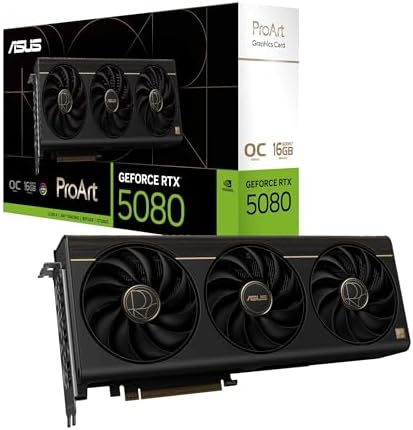 ASUS ProArt GeForce RTX™ 5080 OC Edition Graphics Card (PCIe® 5.0...