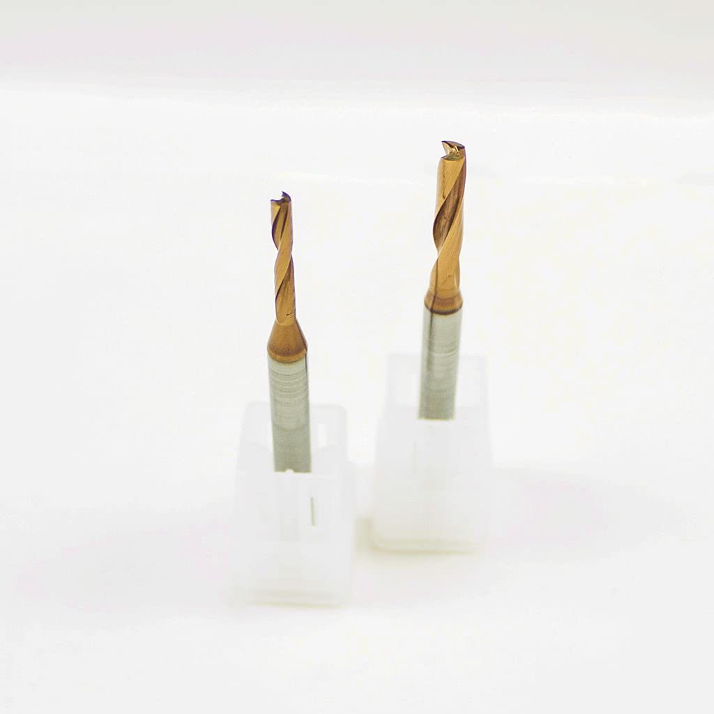 KLOT Solid Carbide Flat Bottom Drill Bit AlTiN Coated 0.5mm-20mm for Inclined Surface/Curved Surface Straight Shank 2-Flute Twist (8.0x36xD8x75L)