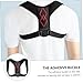 HOODANCOS Adjustable Posture Corrector Belt Invisible Back Brace for Men Women Comfortable Nylon PU Leather Posture Trainer with Flexible Fit for Hunchback Relief and