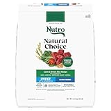 NUTRO Natural Choice Large Breed Dry Dog Food, Puppy Lamb & Rice Recipe, 13.61kg (30LB) Bag