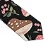 VAFZASC Ties for Men Boys Wedding Dance Prom, Fashion Skinny Neck Tie Mushroom