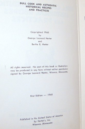 Bull Cook and Authentic Historical Recipes and ... B003ZVRGWG Book Cover