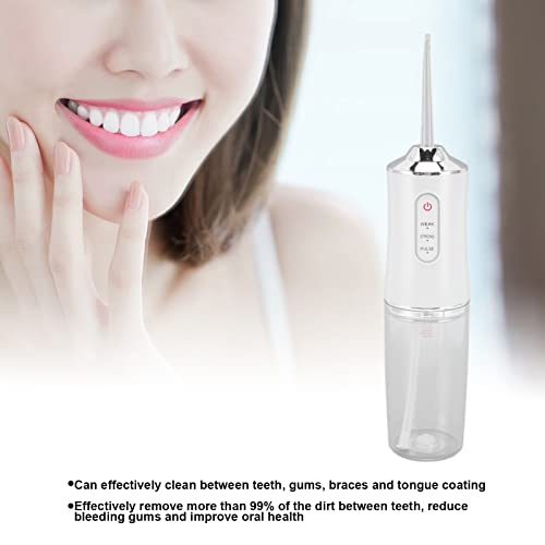 Irrigador oral, bateria de 800 mAh tr�s modos �gua fio dental sem fio 220 ml grande capacidade para