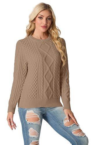 Image of GRECERELLE 2026 Womens Fall Winter Long Sleeve Casual Pullover Sweater Tops