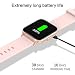 Reloj Inteligente Mujer Rosa, GRDE Smartwatch Fitness 24H Monitor de Oxigeno(SpO2)/Ritmo Cardíaco/Sueño,...