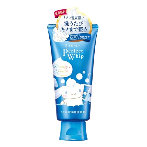Senka Perfect Whip A x Cinnamoroll Espuma de Limpeza Facial 120g