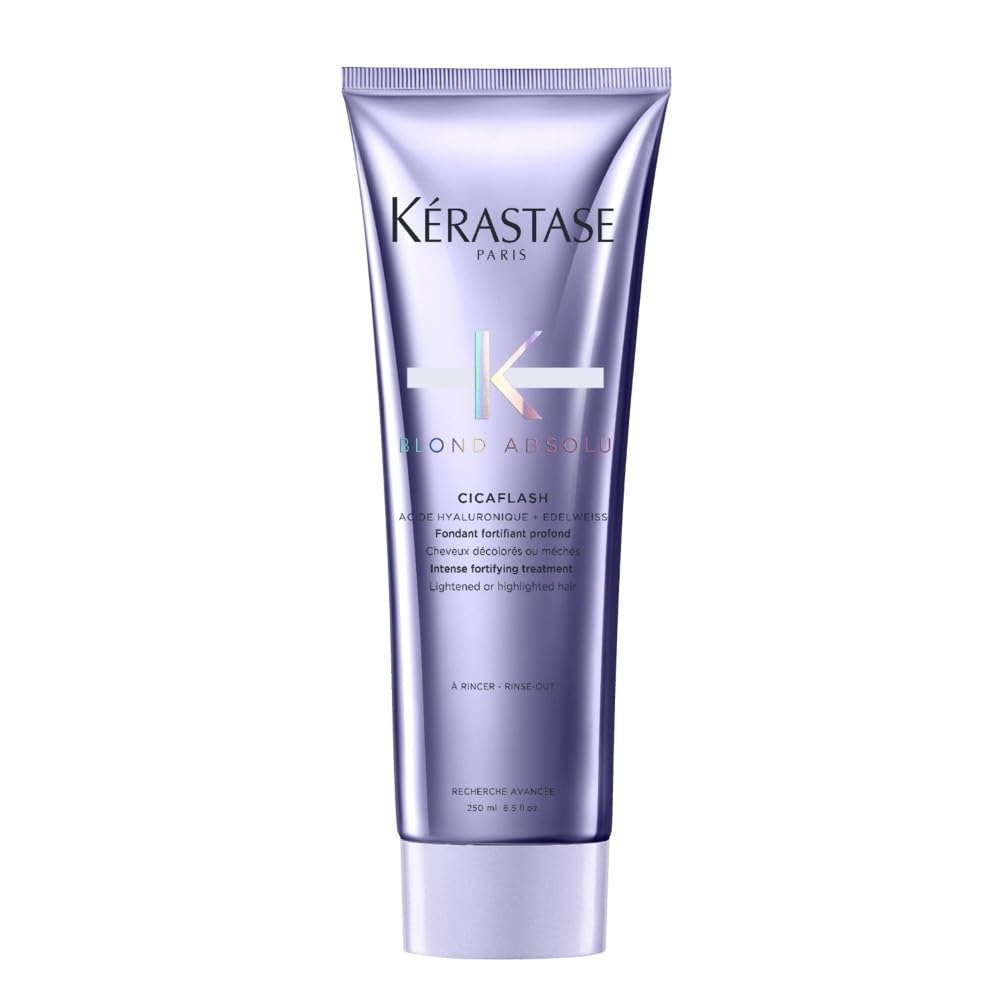 Kérastase Blond Absolu Cicaflash, Balsamo Fortificante Intenso, Idratazione Profonda e Protezione dalla Rottura, Con Acido Ialuronico, Per Tutti i Tipi di Biondo, 250ml