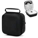 VVGAOGES Hard Case for Apple Mac Mini M4/M4 Pro (2024), Shockproof Waterproof Storage Organizer for Mac Mini Accessories, Durable Travel Bag for Office and On-the-Go Use (Case Only) (Black)