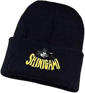 WANHONGYUE Death Note Anime Beanie Hat for Men Women Unisex Knit Cuffed Hat Winter Soft Warm Skull Cap