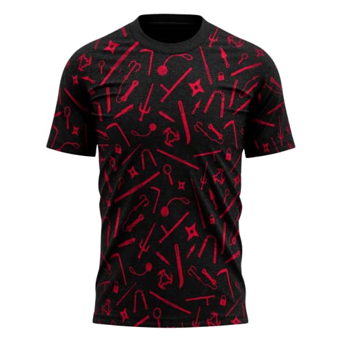 Spy Ninjas Weapons of Choice Chad Wild Clay Special Edition - T Shirt (Youth Large) Black