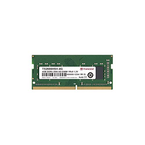 Mémoire DDR4 2666 MHz Transcend TS2666HSH-4G pour Réparer un PC Portable Lent