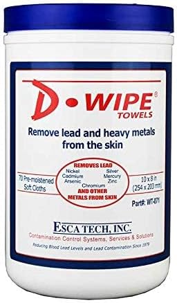 D-Lead D-Wipe Disposable Towels - 70 towels Per Container, WT-071