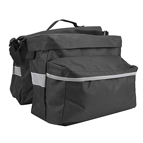Hitoxi Motorcycle Saddlebags, Waterproof Motorcycle Travel Luggage Saddle Bag Canvas Throw Over Bags, Motor Side Bag Panniers Bag Universal For Motorcycle, Mortorbike, Dirt Bike, Atvs #TOP4
