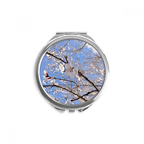 Miroir de poche cerisier fini le maquillage raté avec ce miroir portable rond compact