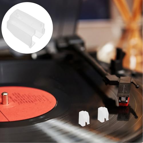 Protección para aguja de tocadiscos rota con tapa de plástico protectora de repuesto 6