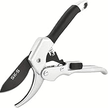 Quincy 8 Inch Gardening Scissors Plants Scissor | Garden Shear Tree Branch Pruner | Gardening Cutter Tool | Plant Cutter for Home Garden | Wood Branch Trimmer (Silver)