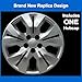 Premium Replica Hubcap, Fits Chevrolet Cruz 2011-2016, Replacement 16-inch Wheel Cover (1 Piece)