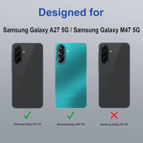Image of Zapcase Back Case Cover for Samsung Galaxy A27 5G | Magnetic Case with Built-in Metal Ring | Supports MagSafe Charger, Wallet & Car Mount | Shockproof Hybrid PC + TPU | Blue