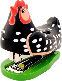 Small Black Chicken Stapler