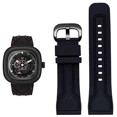 Bracelet de montre en caoutchouc pour homme idéal le vendredi et week-end