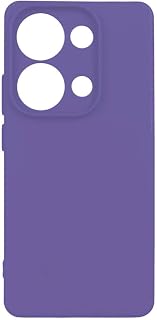 Coverzone Xiaomi Redmi Note 13 Pro 4G ile uyumlu Kılıf Kamera Korumalı Soft ve pürüzsüz dış yüzey Silikon Kılıf, Ultra ince yapılı Kılıf Esnek silikon Bye Arka Kapak Lila