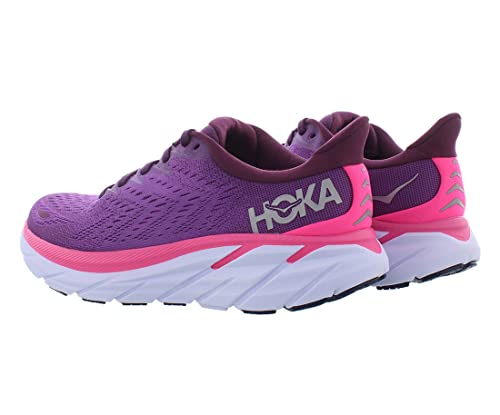 HOKA HOKA ONE ONE Clifton 8 Womens Shoes Size 9.5, Color: Grape Wine/Beautyberry