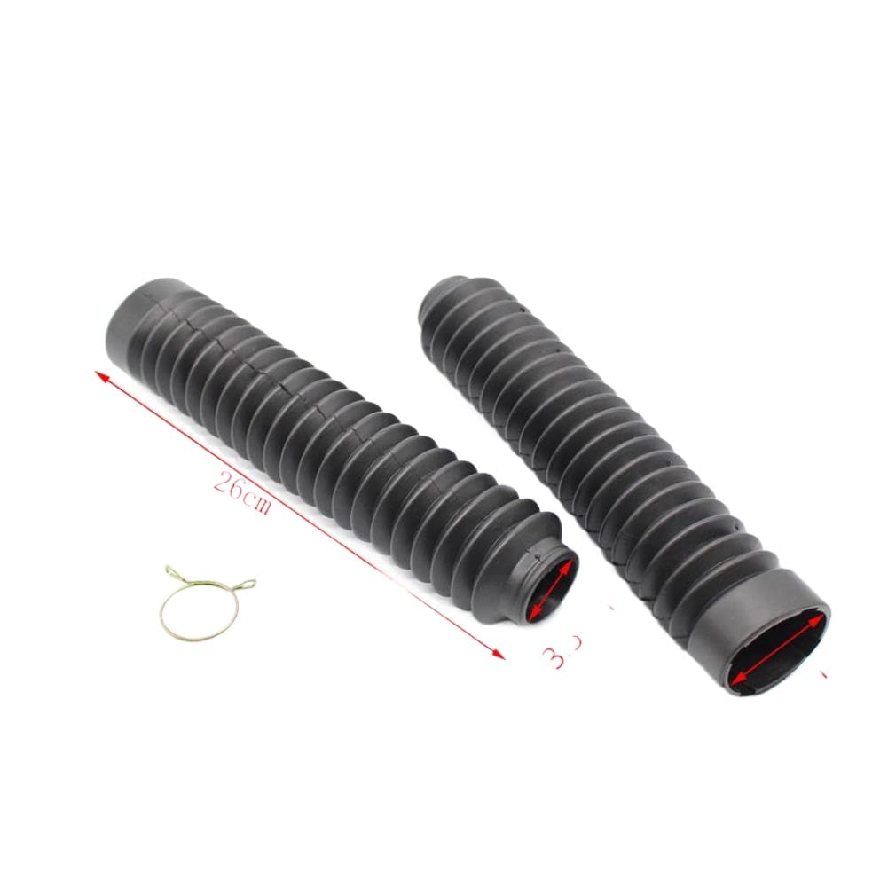 Cubierta Protectora de Horquilla Delantera para Motocicleta, Amortiguador de 26CM, Protector contra Polvo, Compatible con Piezas de Motocicletas automotrices TW200 TW225 TW 200 225