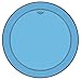 Remo Powerstroke P3 Colortone Blue Bass Drumhead, 26