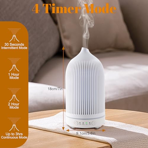 Difusor Aromático Eléctrico 200ml Aceites Esenciales miniatura 4