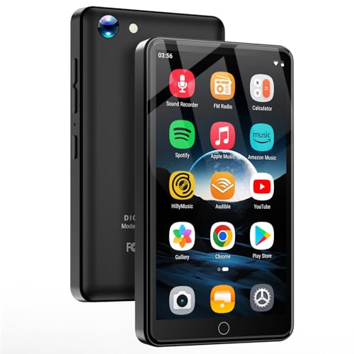 Ahenod G12 80Gb Mp3 Player With Wifi And Bluetooth, 4.02 Inch Android Mp4 Player cover