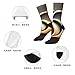 XZDZDX Metal letters Polyester Mid-Calf Socks 2 Black-2 for Unisex - Skin-Friendly Elastic Fashion Crew Socks