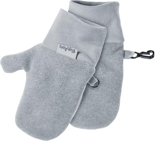 Playshoes Mitaines,,, Moufles Gants Mixte Enfant Gris Taille 3 (4-6 ans)