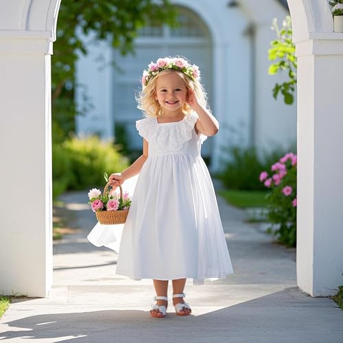 Image of Kiderence Toddler Girls Sandals Little Girls Kids Summer Shoes Toddler Sandals