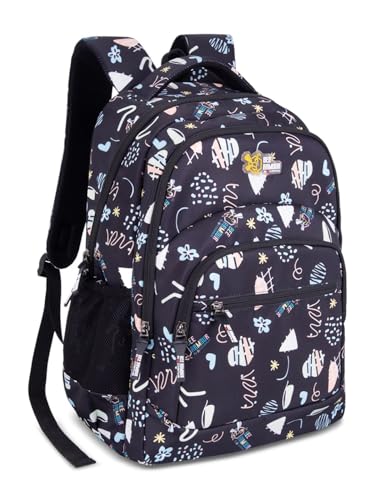 Image of Zilo Sweet Treats 34L School Backpack - Ice Cream & Candy Fun Edition for Kids (Girls & Boys)