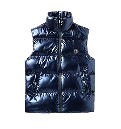 Chaleco de invierno grueso para hombre abrigo sin mangas cálido en XXL