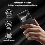 Nillkin Leather Case for Samsung Galaxy S23 Ultra 5G, Camshield-S Case with Camera Sliding Spring Cover, Shockproof Protective Cover Compatible with Samsung S23 Ultra 6.8", Black - Image 4