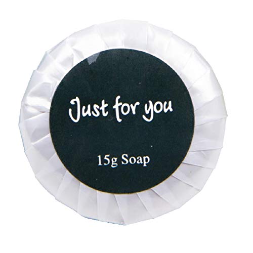 Travel Toiletries - Just for You Soap 20ml (Pack of 100), Weight: 15 grams per Soap, Dimensions: 45(Dia) x 10mm, REACH Compliant Hotel Soaps, Pleasant Fragrance, Individually Wrapped Soaps | GF951 - Image 7