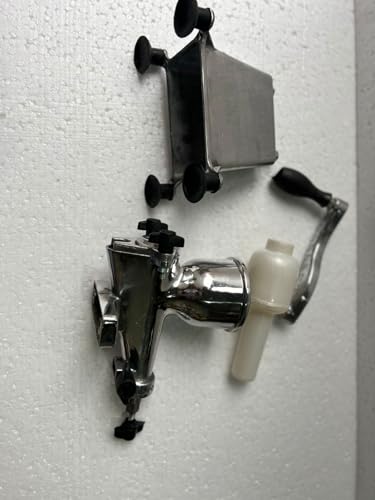 Image of Manual Fruit Juicer Hand Crank Press Aluminium and Stainless Steel Kitchen Use 1 Unit