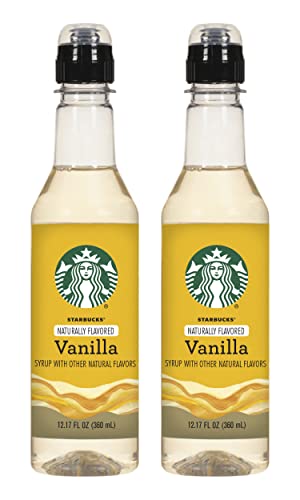 Starbucks Naturally Flavored Vanilla Syrup Bottle